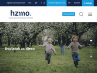 Frontpage screenshot for site: Hrvatski zavod za mirovinsko osiguranje (http://www.mirovinsko.hr/)