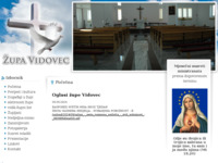 Frontpage screenshot for site: (http://www.zupa-vidovec.hr/)