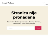 Frontpage screenshot for site: Pasmina Bernardinac (http://www.seoski-turizam.net/st-bernard-dog)