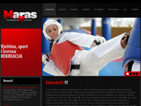 Frontpage screenshot for site: Taekwondo centar Maras (http://www.tkc-maras.hr/)
