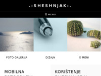 Frontpage screenshot for site: Sheshnjak (http://tomislavdekovic.iz.hr)
