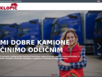 Slika naslovnice sjedišta: Klopić d.o.o. (http://www.klopic.hr)