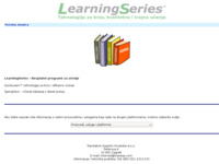 Frontpage screenshot for site: (http://www.tranexp.hr/LearningSeries/LearningSeries.html)