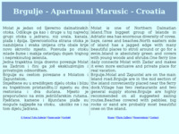 Frontpage screenshot for site: (http://free-zd.t-com.hr/apartmani_marusic/)