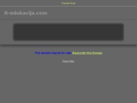 Frontpage screenshot for site: IT edukacija - informatička edukacija u Hrvatskoj (http://www.it-edukacija.com)