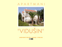 Frontpage screenshot for site: Apartmani Vidušin - Novalja (http://www.vidusin.novalja-pag.net)