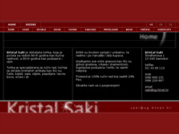 Frontpage screenshot for site: Saki Samobor (http://www.crystal-saki.com/)