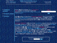 Frontpage screenshot for site: (http://www.biroec.hr)