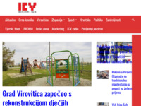 Frontpage screenshot for site: Informativni centar Virovitica (http://www.icv.hr/)
