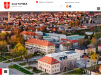 Frontpage screenshot for site: (http://www.novska.hr/)