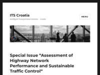 Frontpage screenshot for site: Udruga Inteligentni transportni sustavi Hrvatska (ITS Croatia) (http://www.its-croatia.hr)