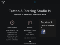 Frontpage screenshot for site: Tattoo & piercing Varaždin (http://www.tattoo-m.com/)