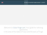 Frontpage screenshot for site: (http://www.ciovo-trogir.com/)