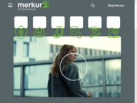 Frontpage screenshot for site: (http://www.merkur.hr)
