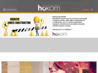 Frontpage screenshot for site: (http://www.ho-kom.hr/)