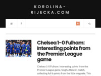 Frontpage screenshot for site: (http://karolina-rijecka.com)