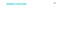 Frontpage screenshot for site: (http://www.holiday-croatia-rab.com/)