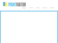 Frontpage screenshot for site: Print Faktor (http://www.printfaktor.hr)