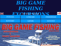 Frontpage screenshot for site: Big game fishing - Opatija (http://www.big-game-fishing.hr/)
