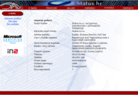 Frontpage screenshot for site: Status d.o.o. (http://www.status.hr/)