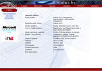 Frontpage screenshot for site: (http://www.status.hr/)