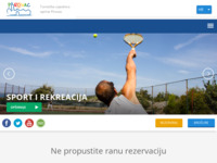 Frontpage screenshot for site: (http://www.tz-pirovac.hr/)
