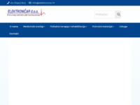 Frontpage screenshot for site: Elektroničar d.o.o. (http://www.elektronicar.hr)