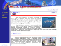 Frontpage screenshot for site: Korčula (http://www.korcula-apartmani.com)
