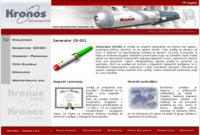 Frontpage screenshot for site: Kronos d.o.o. (http://www.generator.kronos.hr/index.php)
