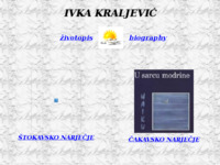 Frontpage screenshot for site: Ivka Kraljević (http://free-st.htnet.hr/NivesDelic/)