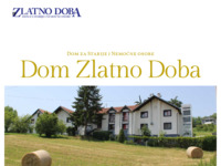 Frontpage screenshot for site: Dom za starije i nemoćne osobe Zlatno doba (http://www.zlatnodoba.hr)
