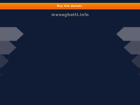 Frontpage screenshot for site: (http://www.meneghetti.info/)