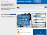Frontpage screenshot for site: Gradsko stambeno-komunalno gospodarstvo grada Zagreba (http://www.gskg.hr)
