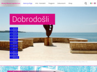 Frontpage screenshot for site: Muzej / Museo Lapidarium Novigrad (http://www.muzej-lapidarium.hr)