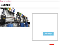Frontpage screenshot for site: Matex d.o.o. (http://www.matex.hr)