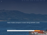 Frontpage screenshot for site: Krstarenje Jadranom na malim brodicama ili većim putničkim brodovima (http://www.cruises.croatia-istria.com)