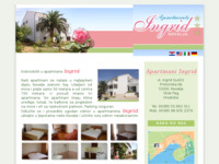 Frontpage screenshot for site: Apartmani Ingrid, Novalja, otok Pag (http://www.novalja-pag.net/ingrid/)