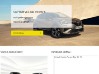 Frontpage screenshot for site: Auto centar Roca (http://www.roca.hr)