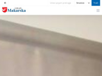 Frontpage screenshot for site: Makarska Online (http://www.makarska.hr/)