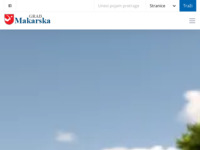 Frontpage screenshot for site: Makarska Online (http://www.makarska.hr/)