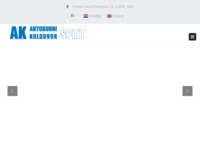 Frontpage screenshot for site: Autobusni kolodvor Split (http://www.ak-split.hr/)