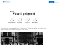 Frontpage screenshot for site: KUD Veseli prigorci (http://prigorje.8k.com/index.html)