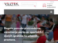 Frontpage screenshot for site: (http://www.vojtek.hr/)