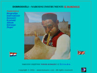 Frontpage screenshot for site: Izvorni narodni glazbeni instrumenti (http://www.komazec.com/)