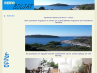 Frontpage screenshot for site: Apartmani Boljat (http://www.zlatni-bol.com/apartments-rogoznica.htm)