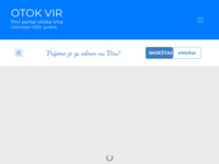 Frontpage screenshot for site: Portal otoka Vira (http://www.otok-vir.info)