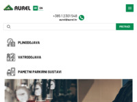 Frontpage screenshot for site: (http://www.aurel.hr/)