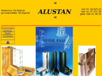Slika naslovnice sjedišta: Alustan - aluminijska stolarija (http://www.inet.hr/~tukovaci/)