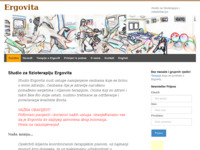 Frontpage screenshot for site: Ergovita (http://www.ergovita.hr/)