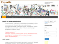 Frontpage screenshot for site: (http://www.ergovita.hr/)